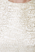 Nouveau Riche Gold and Beige Brocade Dress
