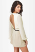 One For All Backless Cream Romper