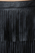 Nuthin' But a Fringy Thang Black Fringe Skirt