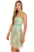 Mermaid of Honor Strapless Mint Green Dress