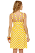 Bumble Beach Yellow Striped Dress