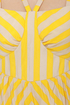 Bumble Beach Yellow Striped Dress