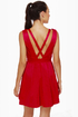 Cheer Factor Sleeveless Red Dress