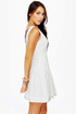 Cheer Factor Sleeveless White Dress