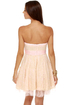 Piece of Cake Strapless Pink Lace Dress