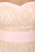 Piece of Cake Strapless Pink Lace Dress