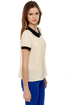 Babydoll-ed Up Short Sleeve Cream Top