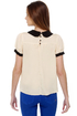 Babydoll-ed Up Short Sleeve Cream Top