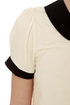 Babydoll-ed Up Short Sleeve Cream Top