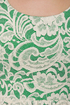 Right Lace Right Time Green and Cream Lace Dress