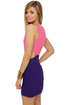 Ultra-Lounge Cutout Color Block Dress