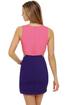Ultra-Lounge Cutout Color Block Dress