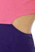 Ultra-Lounge Cutout Color Block Dress
