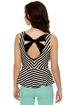 Be Mime Sleeveless Striped Top