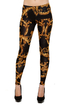 Going for Baroque Black Print Leggings