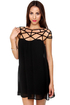 Net-ropolis Black Dress