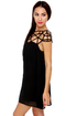 Net-ropolis Black Dress