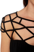 Net-ropolis Black Dress