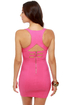 Bit of Mischief Hot Pink Dress
