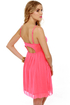 Glow Stick Shift Neon Pink Dress