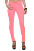 Candy Lass Neon Pink Skinny Jeans