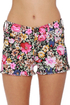 Mission Street Floral Print Shorts