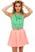 Dapper Dobbins Mint Green Top