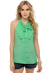 Dapper Dobbins Mint Green Top