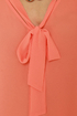 Sleeveless in Seattle Sheer Coral Top
