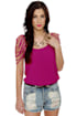 Party Looper Magenta Top