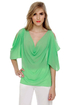 Name Dropper Short Sleeve Mint Green Top