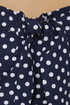 Seafaring Well Navy Blue Bustier Top