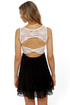 Where the Art Is Black and White Dress