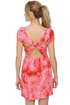 Dye-namite Red Tie-Dye Dress