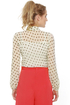 Valedictorian Ivory Polka Dot Top