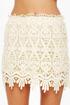High Tea Cream Lace Mini Skirt
