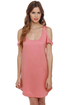 Pickled Ginger Pink Shift Dress