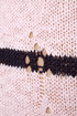 Cuddled Up Pink Striped Sweater