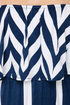 Water Sign Ivory and Blue Maxi Dress