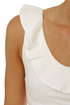 French Chateau Sleeveless White Dress