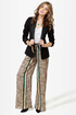 Road to Morocco Striped Wide-Leg Pants