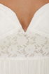 Graced by Lace Strapless Ivory Lace Maxi Dress