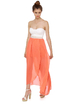 In Your Dreams-sicle Orange and White Dress