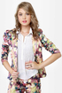 Still Life Skills Floral Print Blazer