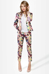 Still Life Skills Floral Print Blazer