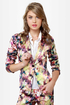 Still Life Skills Floral Print Blazer