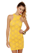 One Rad Girl Lauren Yellow Lace Dress