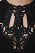 One Rad Girl Natalia Backless Black Dress