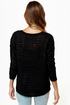 Olive & Oak Knit-re Dame Black Sweater