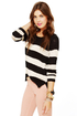 Olive & Oak About Now Striped Sweater